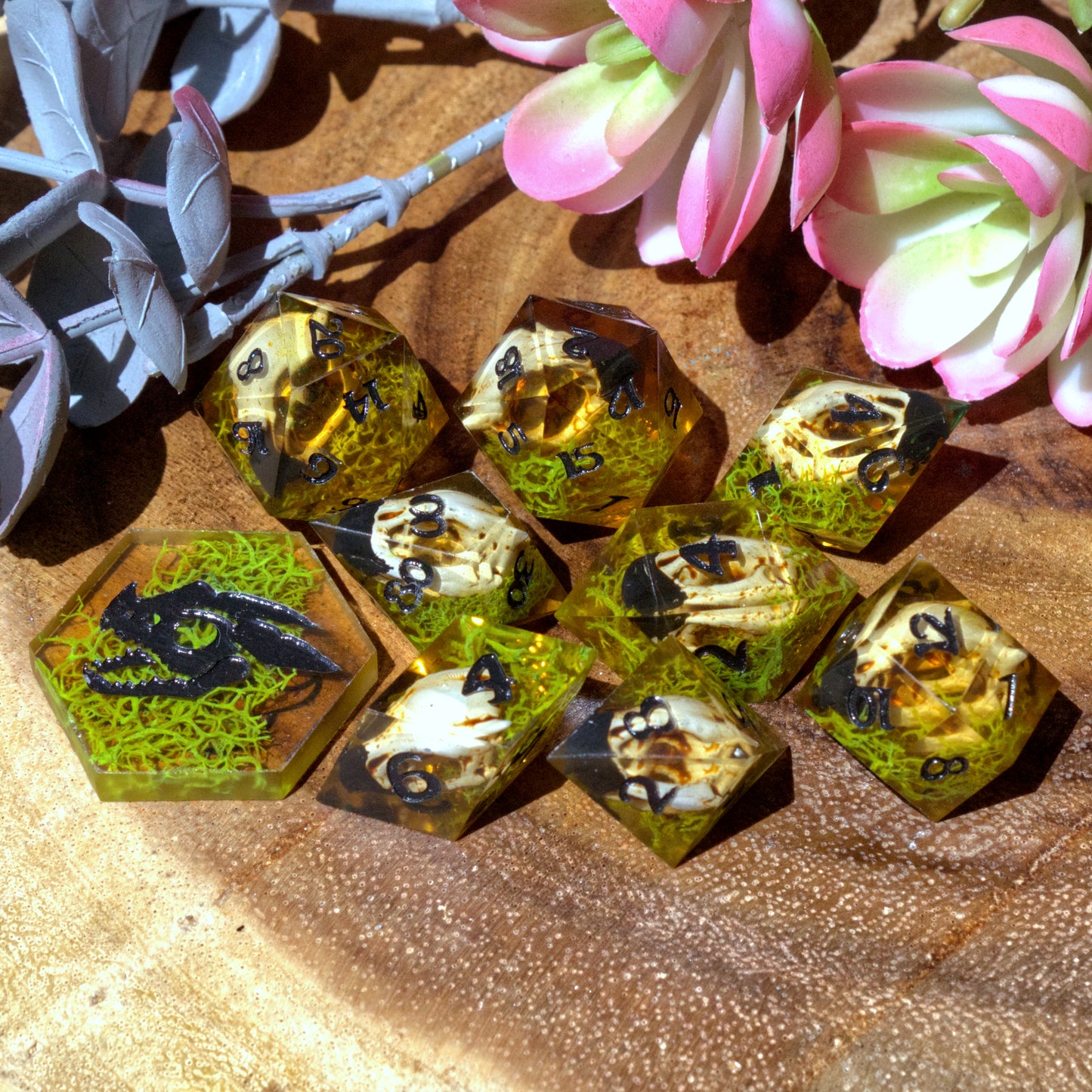 Gryphon Skull Dice Set