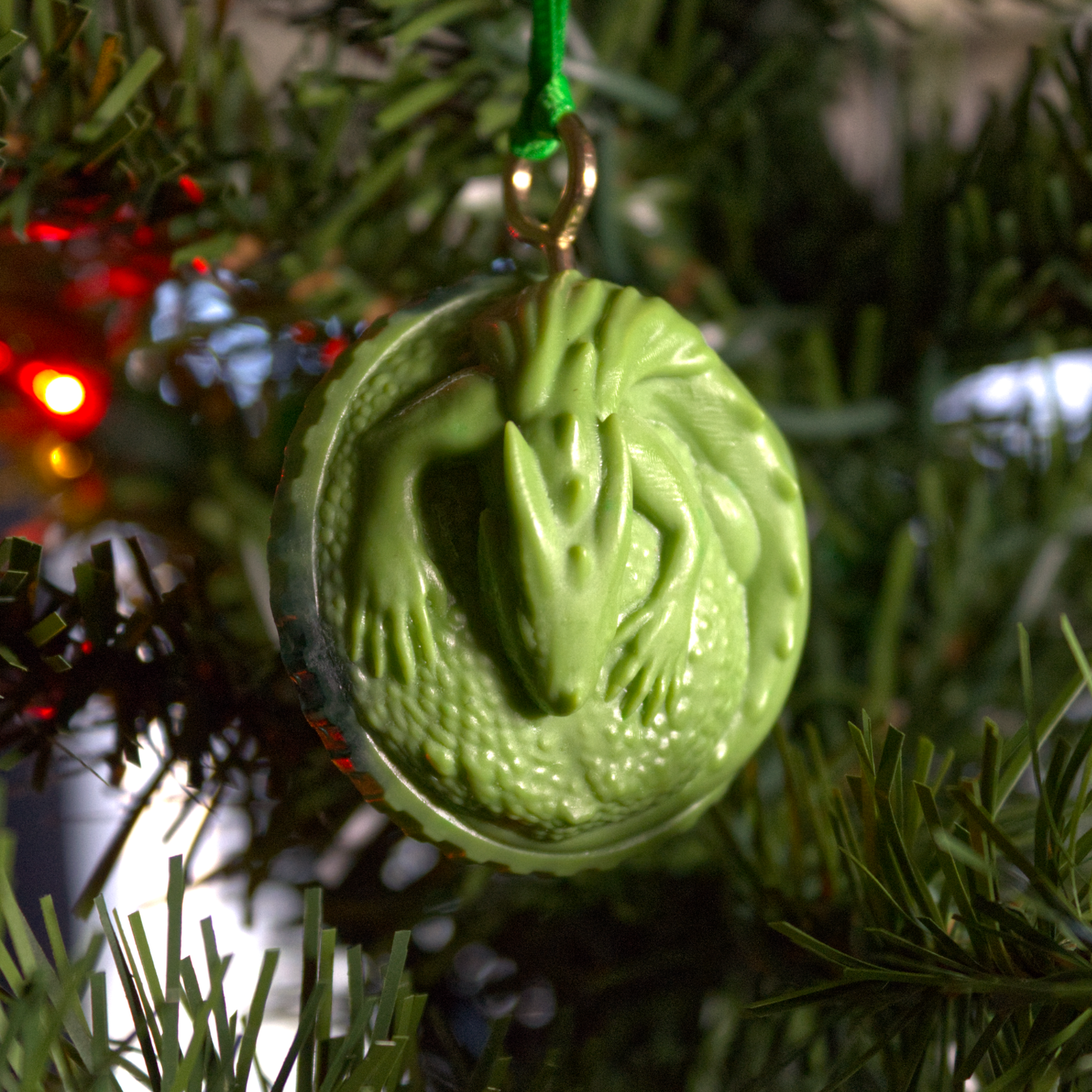 Dragon Holiday Tree Ornament