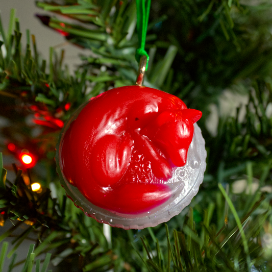 Fox Holiday Tree Ornament