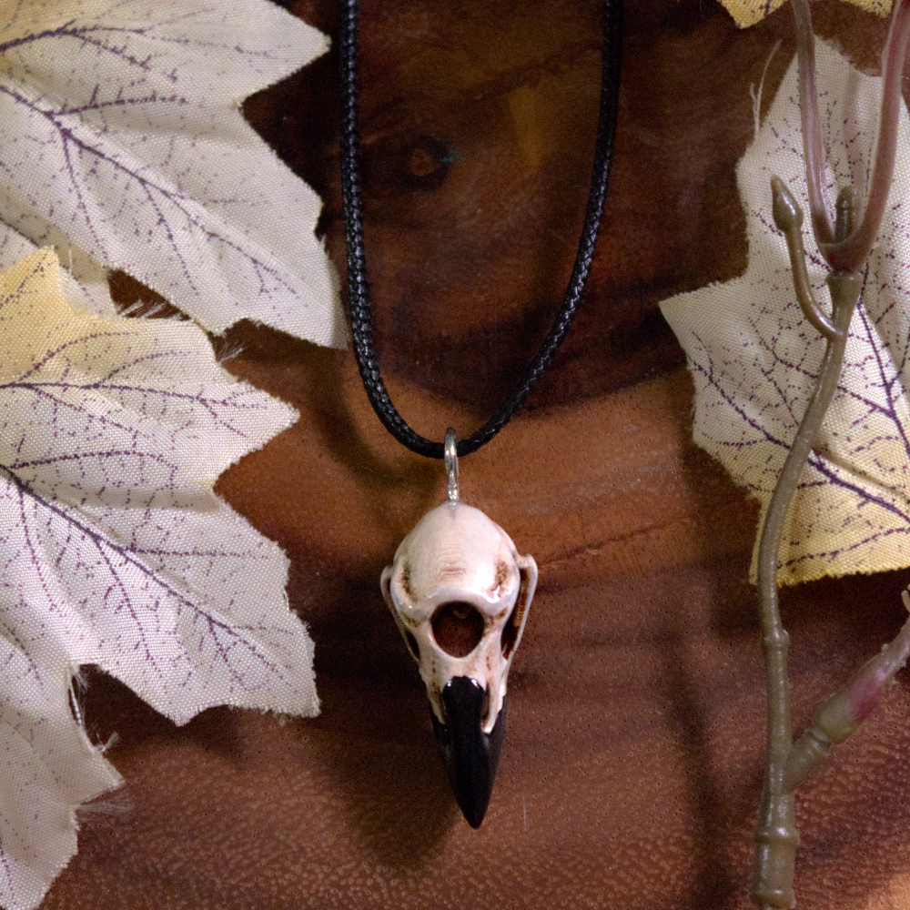 Three Eyed Raven Necklace